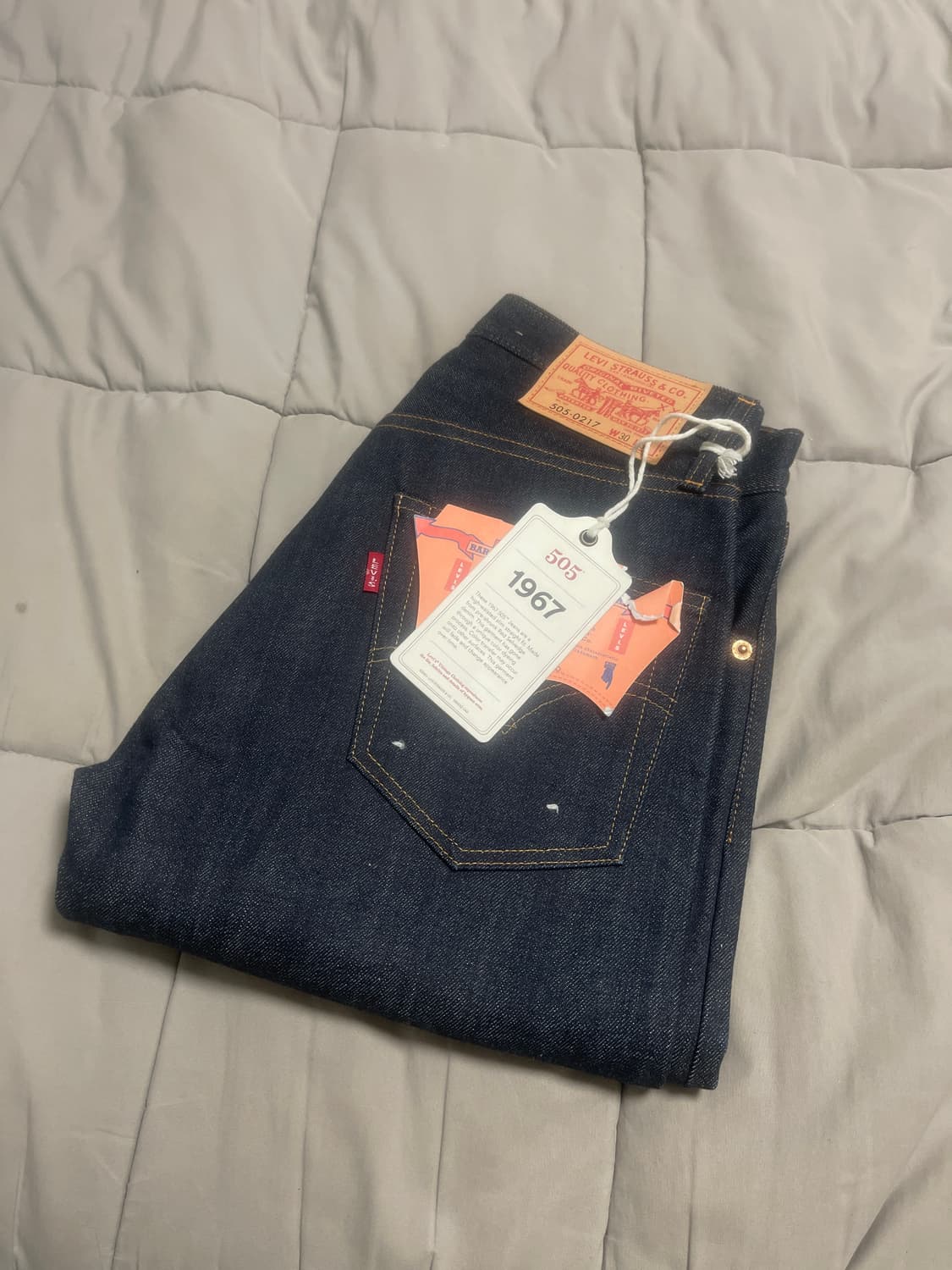 [30X34] 리바이스 LVC 1967 505 셀비지 상품이미지1