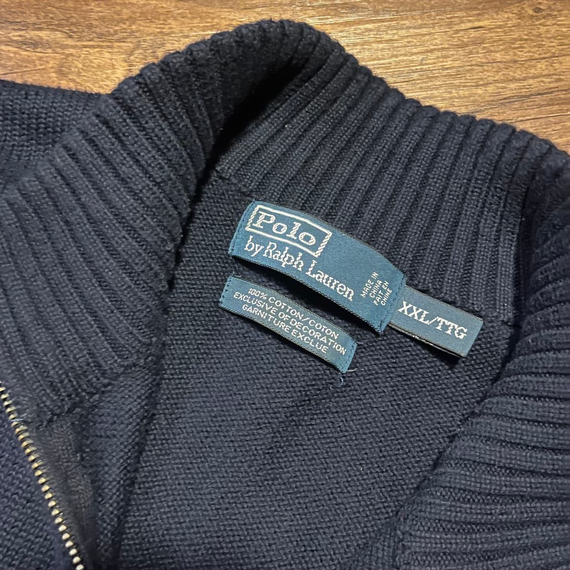 POLO RALPH LAUREN Half zipup sweater xxl 상품이미지4