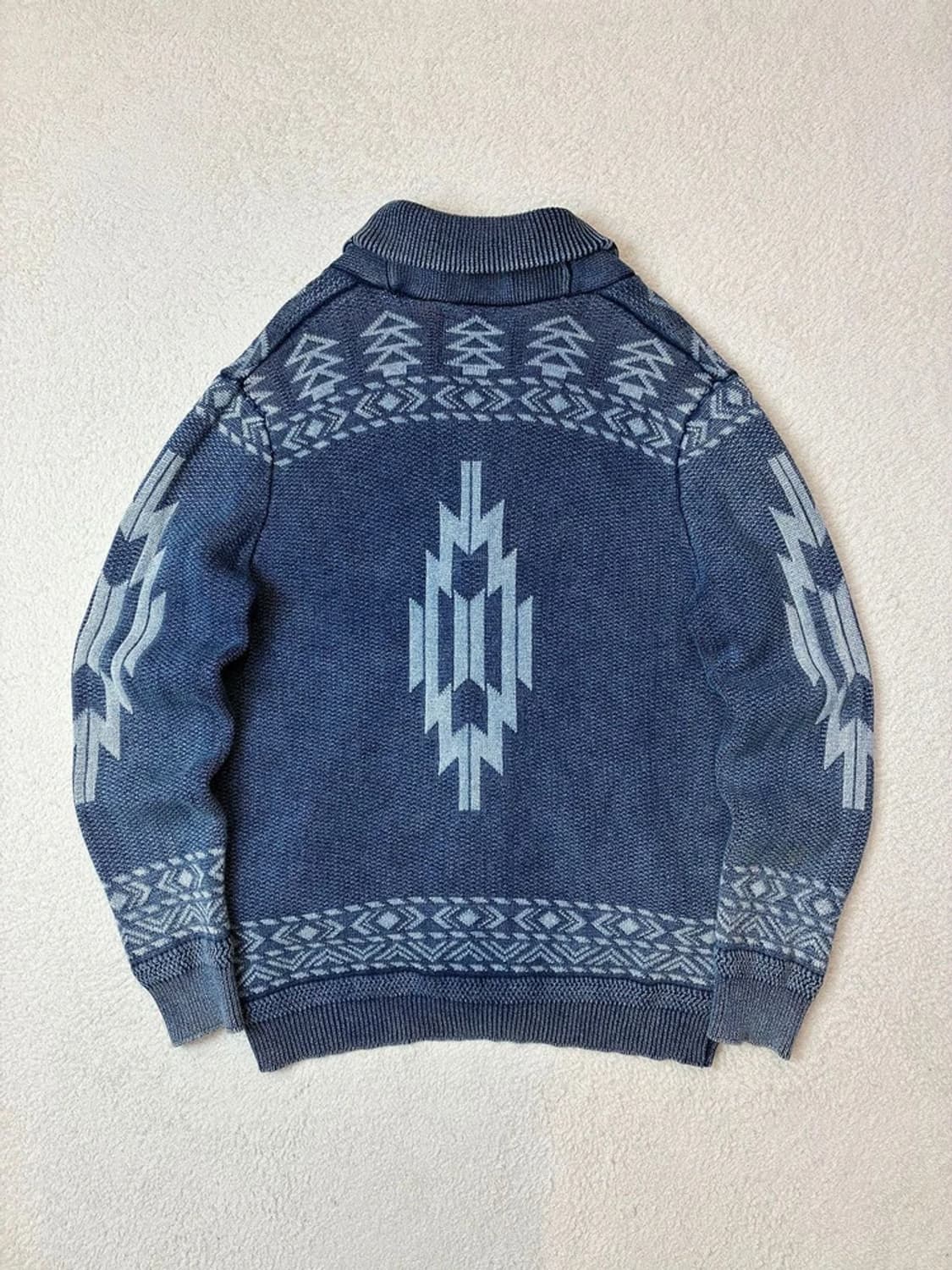 베이플로우 가먼트워싱 나바호 숄카라 니트 가디건 PN6089 상품이미지6