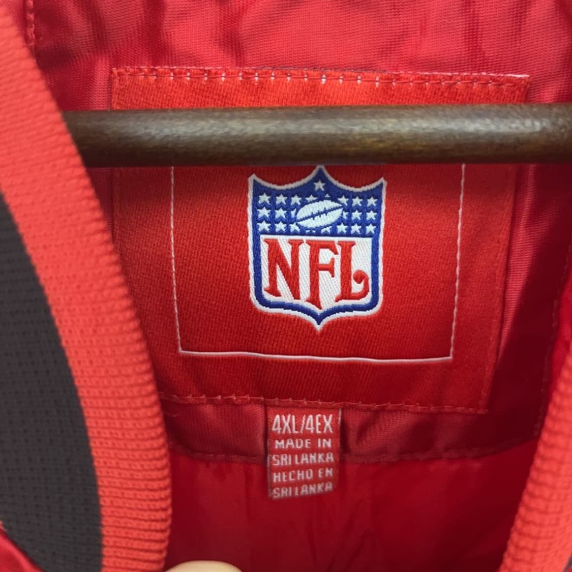 NFL 템파베이 버커니어스 레트로 새틴 바시티자켓 4XL C08771 상품이미지5