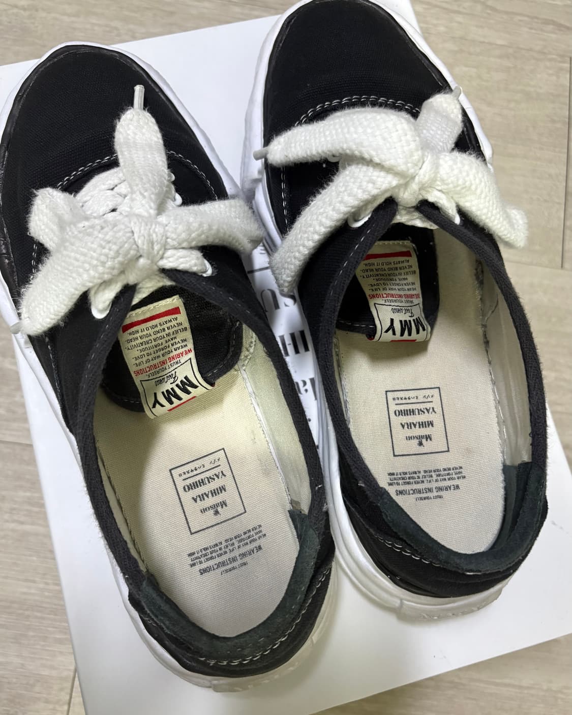 [41]미하라 야스히로 베이커 OG 솔 캔버스 블랙 상품이미지5