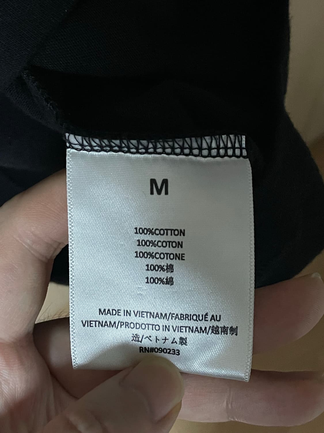 [M] 피어오브갓 에센셜 24SS 긴팔 티셔츠 블랙 상품이미지4