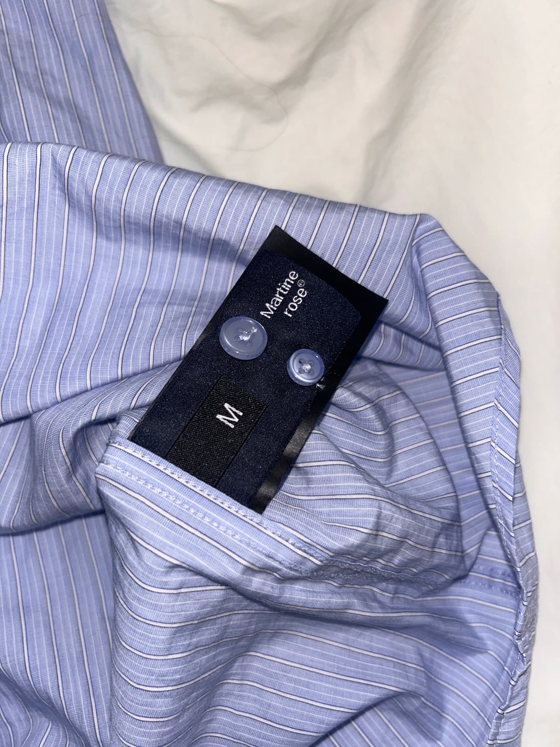 마틴로즈 스트라이프 코튼 셔츠 상품이미지2
