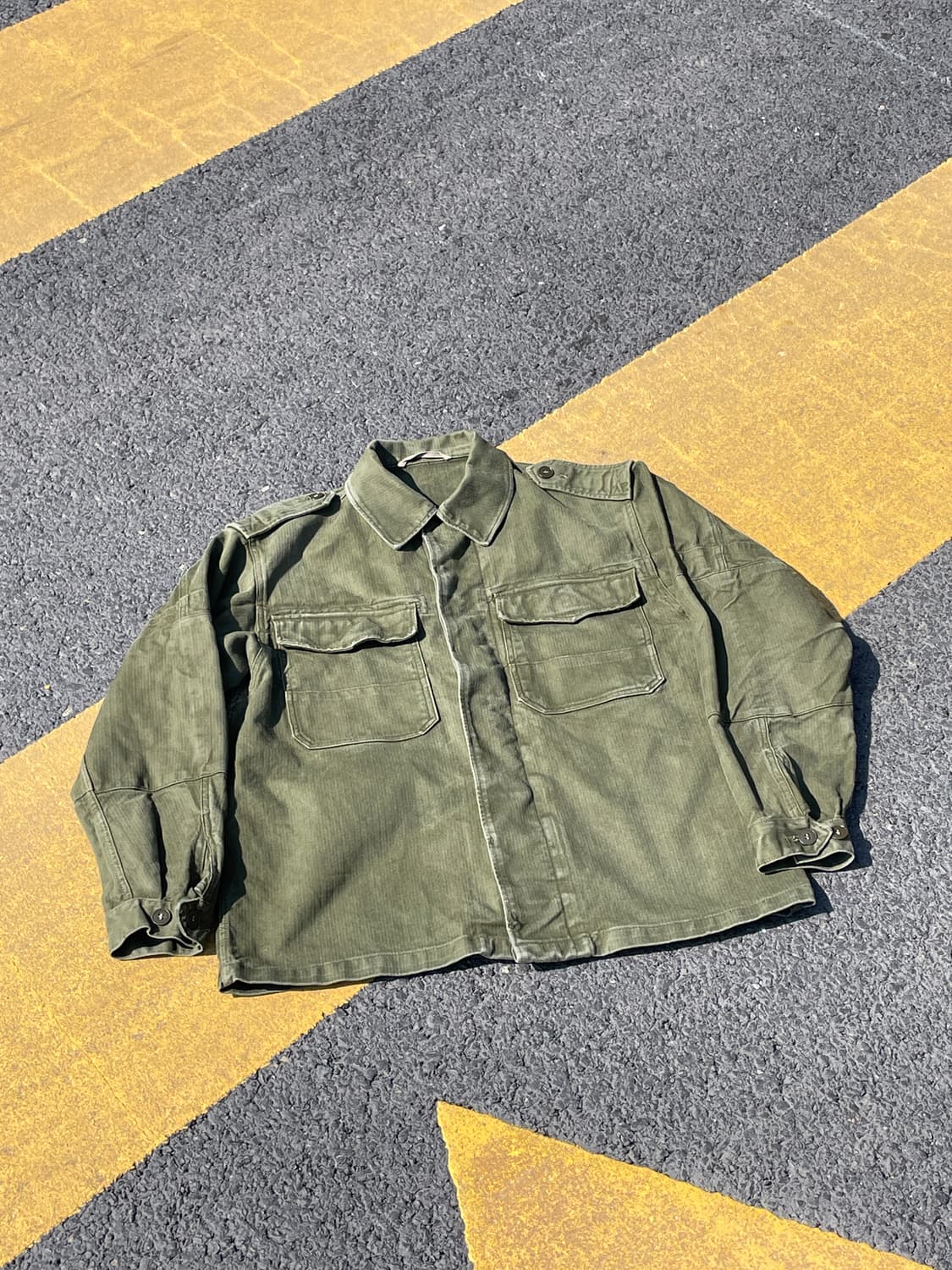 60's 독일군 HBT 필드셔츠 상품이미지2
