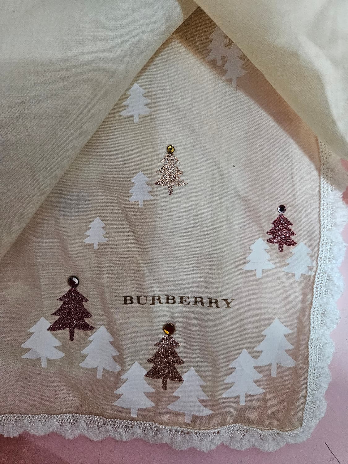(Burberry 버버리) 레이스 트리 손수건 상품이미지6