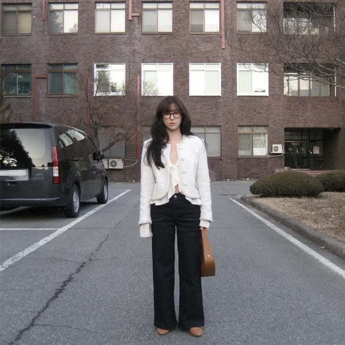 마론에디션 화이트 코튼 트위드 블레이저 상품이미지2