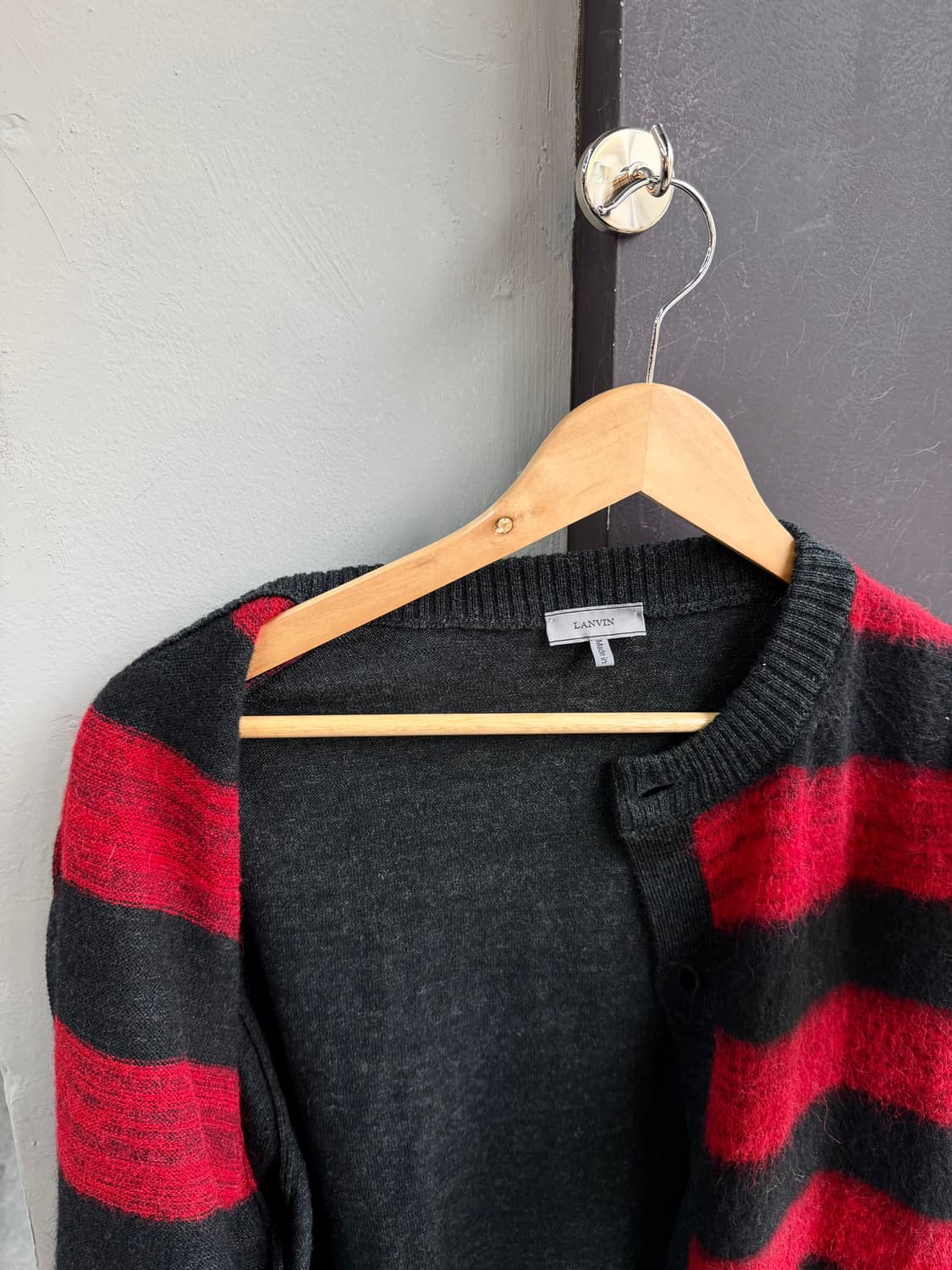 100~105/ 랑방 맨즈 모헤어 알파카 가디건 상품이미지6