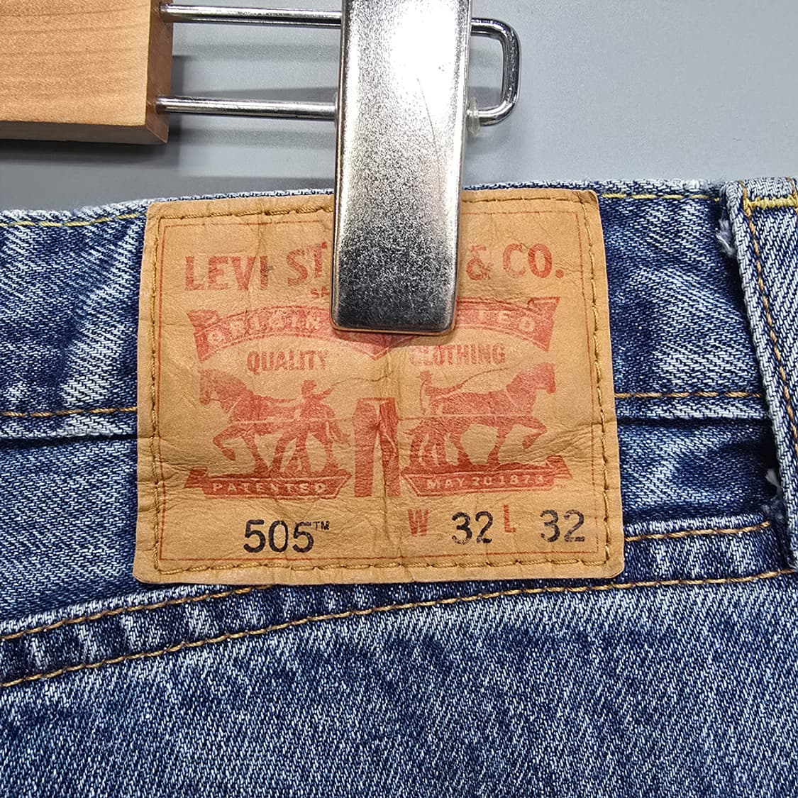 리바이스(Levis) 505 중청 데님 팬츠 32 상품이미지6