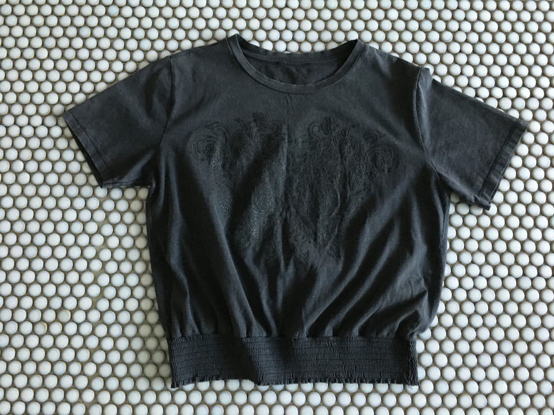 vintage wash crop tee 상품이미지2