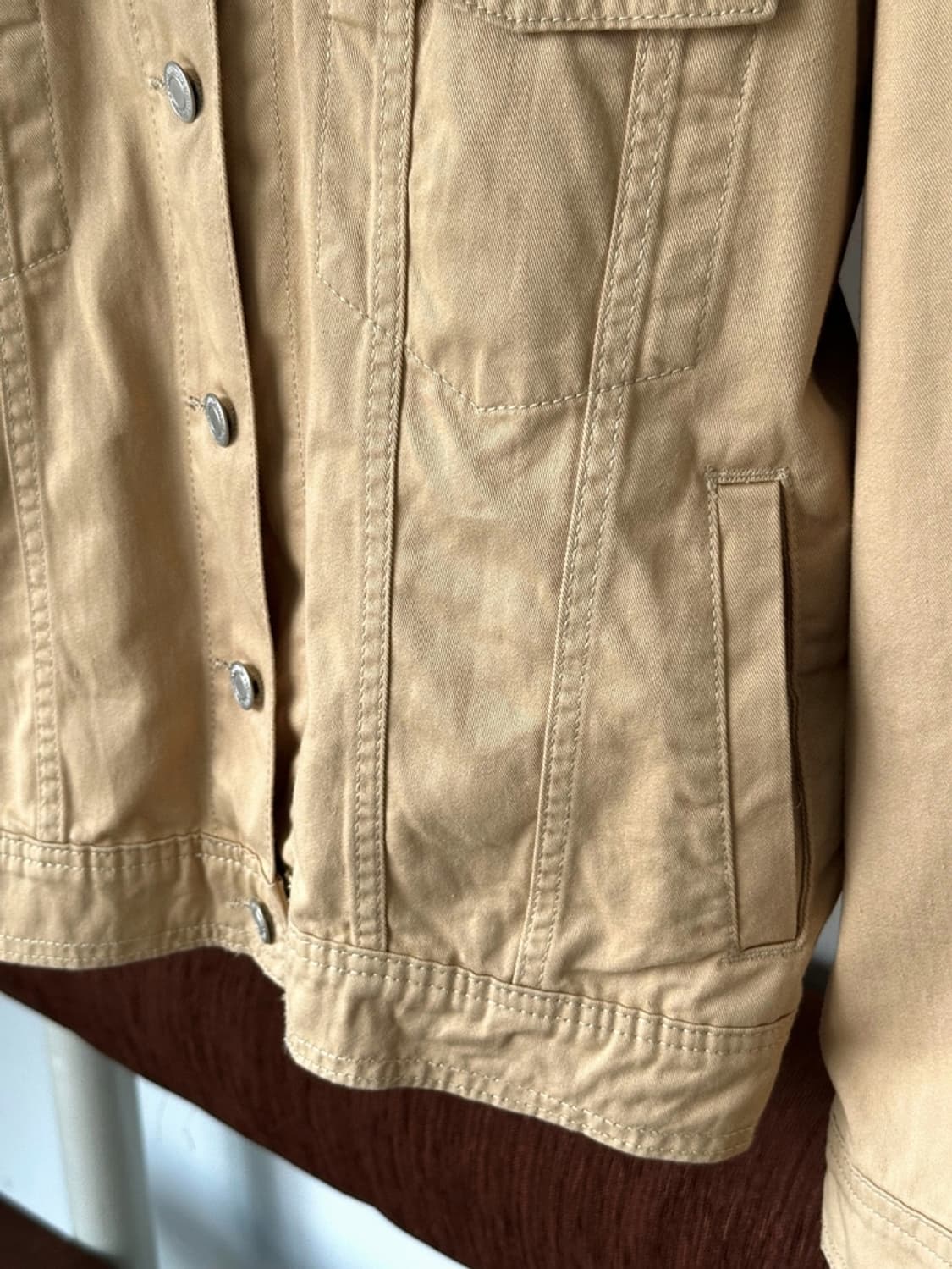 Cotton twill back string design trucker  상품이미지4