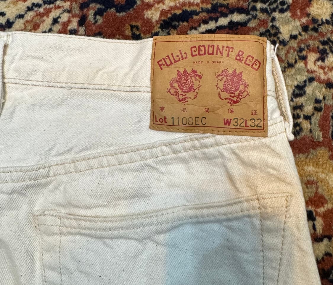 풀카운트 ecru 에크루 1108 32 (544) 상품이미지3