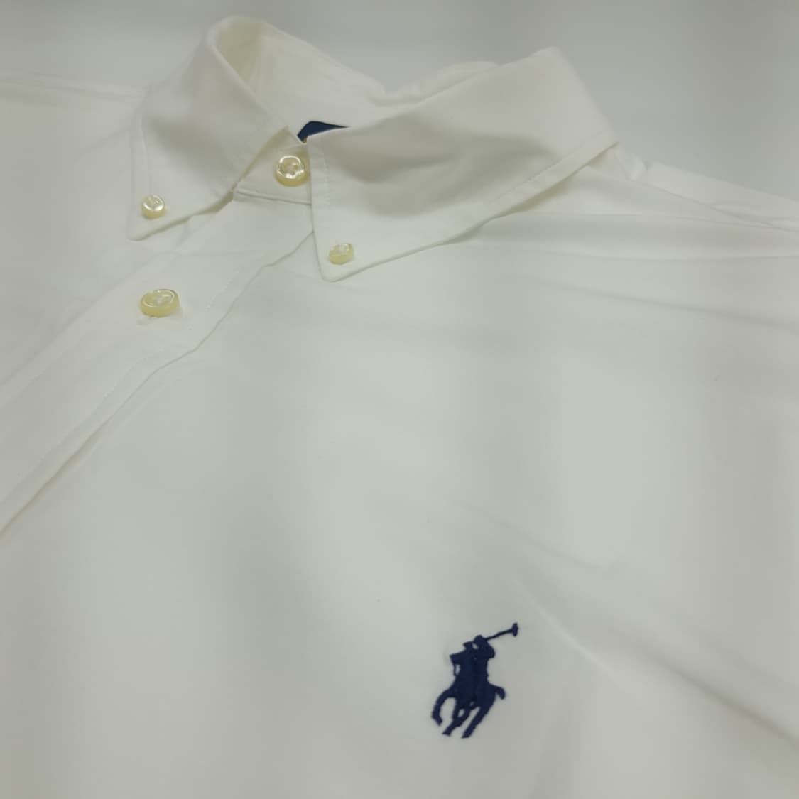 Co667 2XL 폴로 랄프로렌 화이트 QR 긴팔 셔츠 남방 상품이미지7