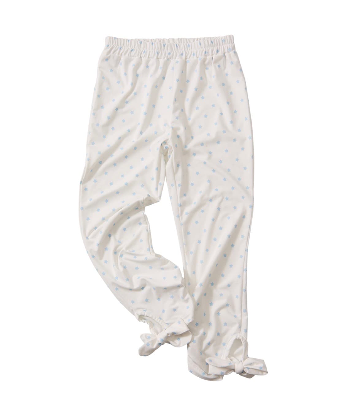 Ribbon-Tie Cropped Leggings_Star white 상품이미지1