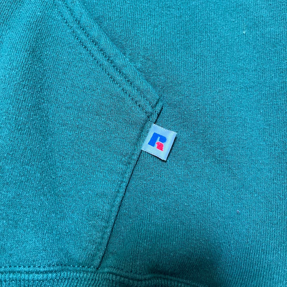 [XL] 90s 빈티지 러셀 후드집업 그린 상품이미지4