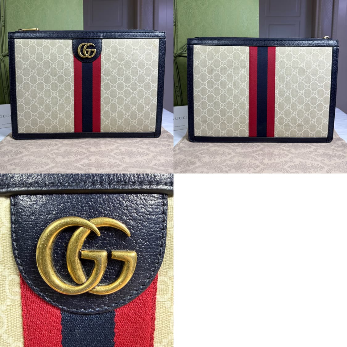 [단종 모델] 구찌 오피디아 GG 익스클루시브 포트폴리오 클러치 상품이미지2