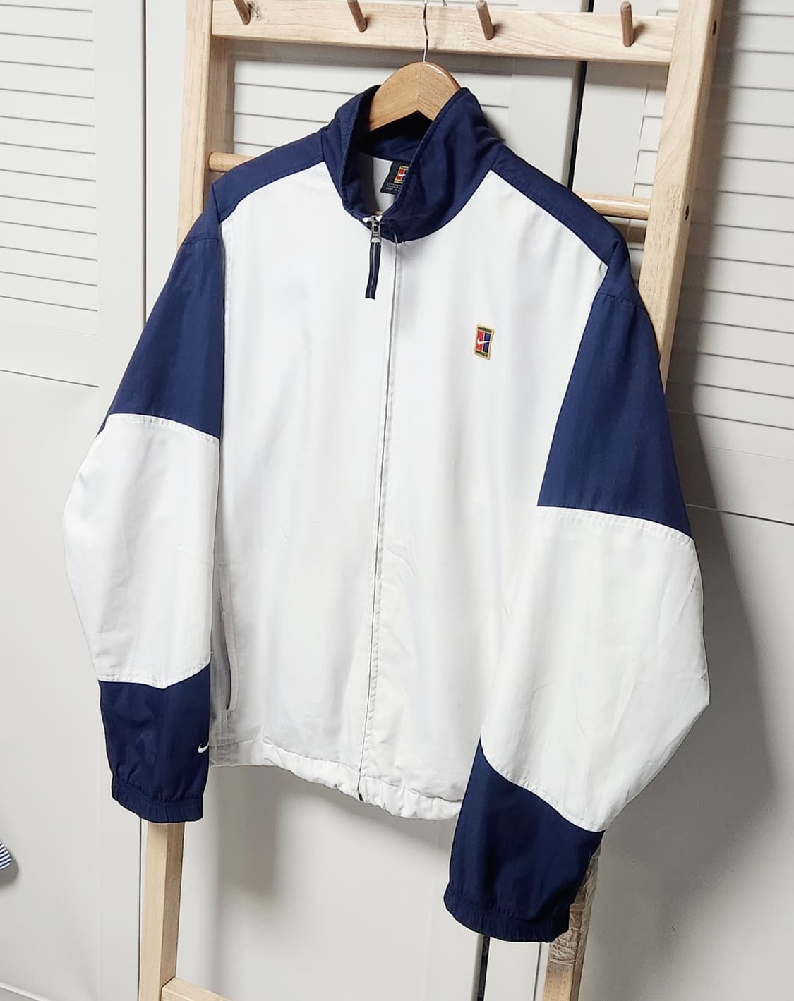 나이키 테니스 로고 바람막이 배색 자켓 상품이미지5