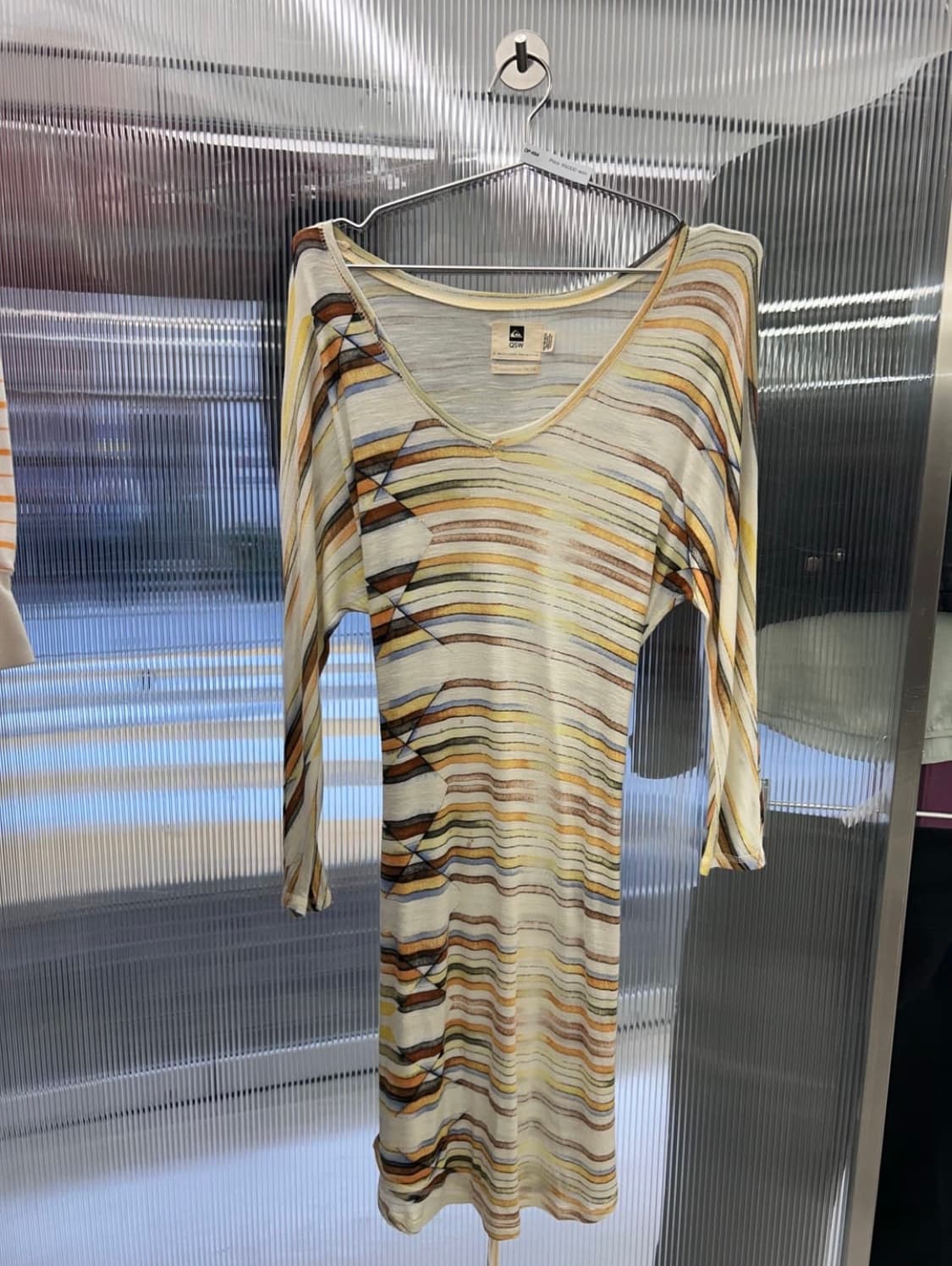 yellow pattern dress 상품이미지2