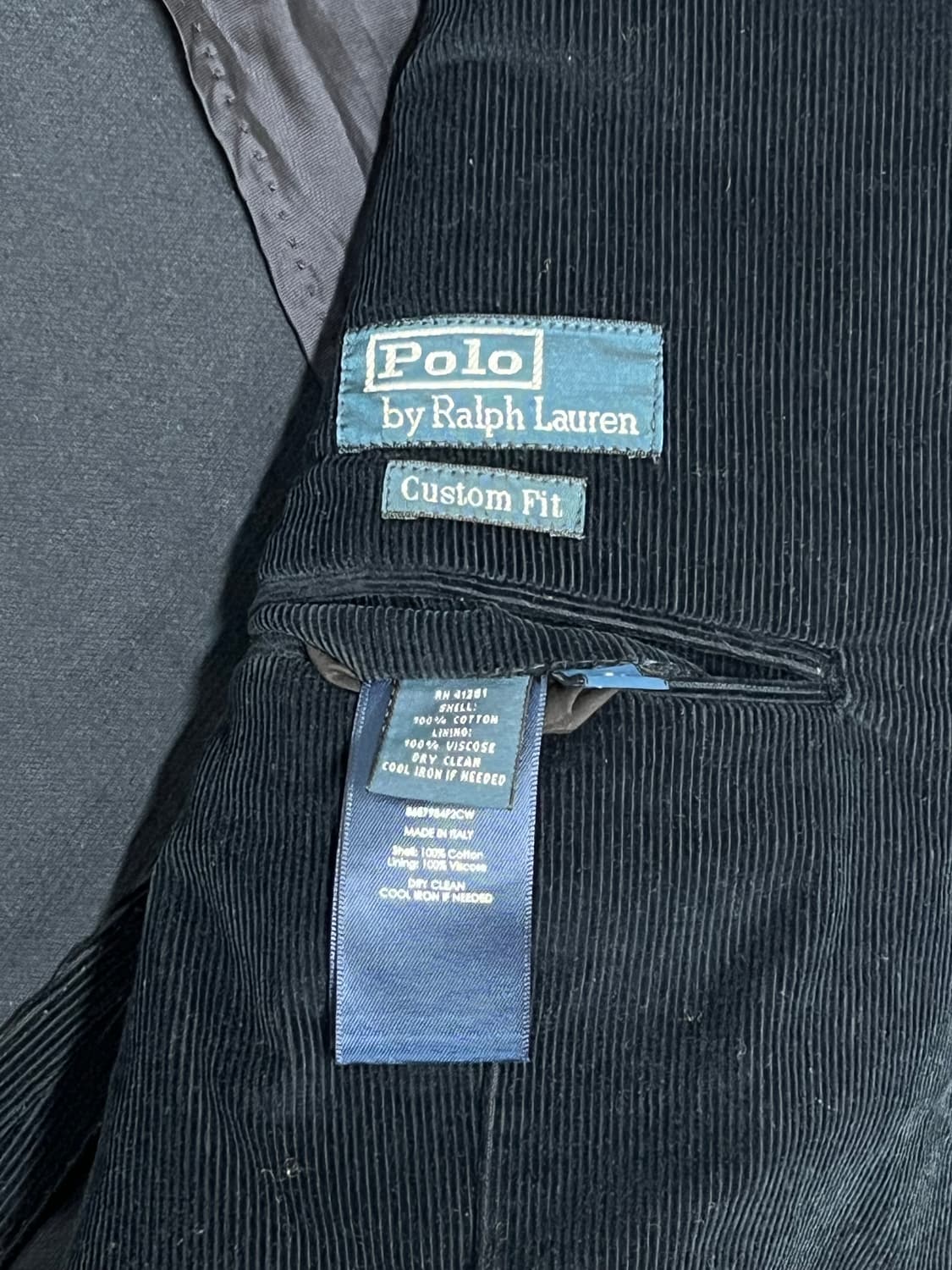 폴로랄프로렌 네이비 코듀로이자켓 40R 상품이미지4