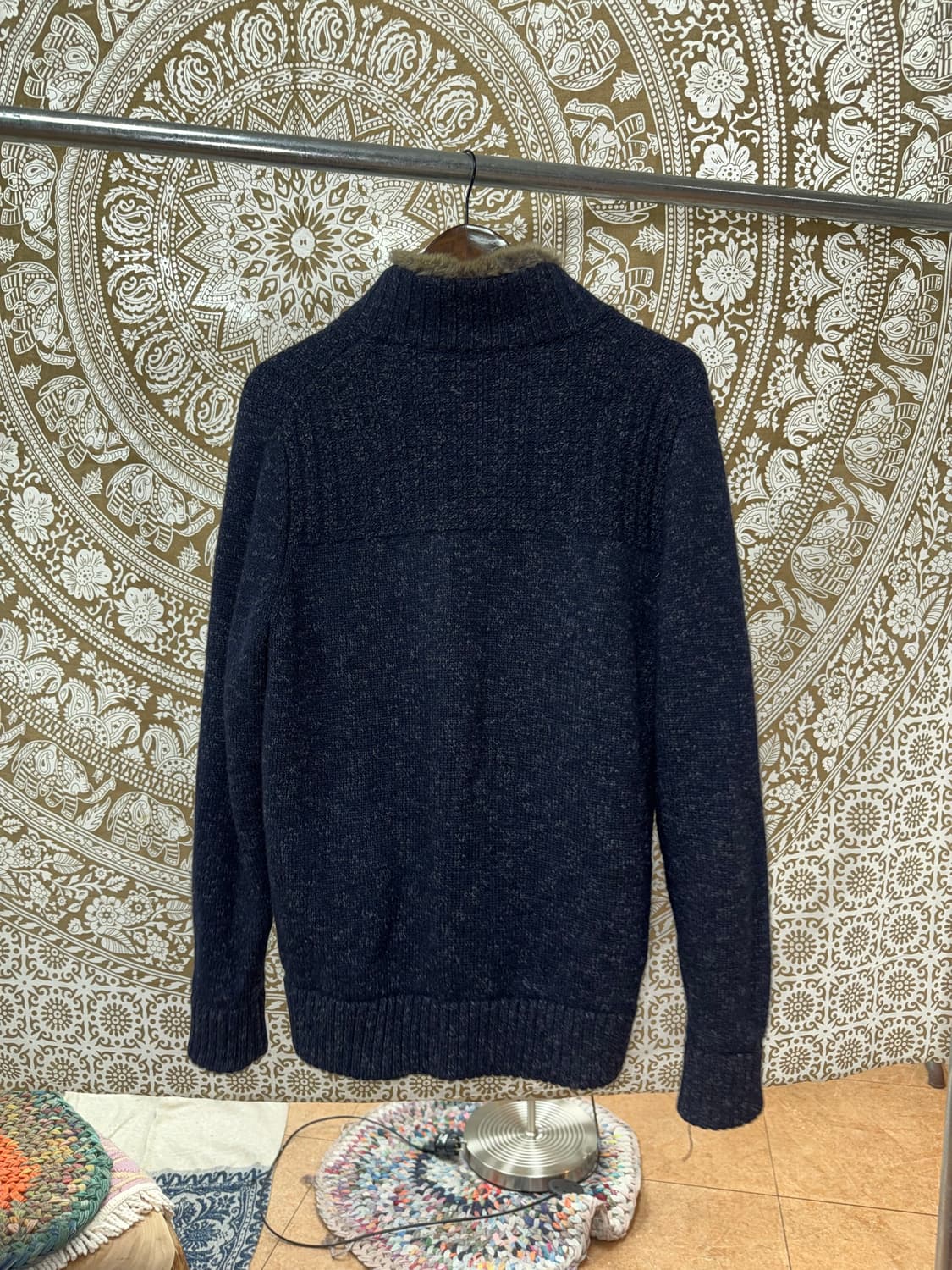 헤지스 하이넥 니트 가디건  상품이미지5