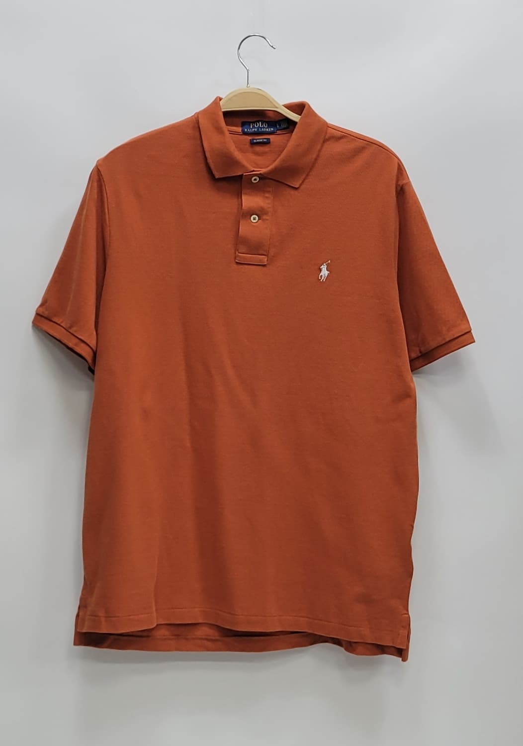 POLO 폴로 랄프로렌 화이트 포니 클레식핏 카라 티셔츠  / 남 L
 상품이미지1