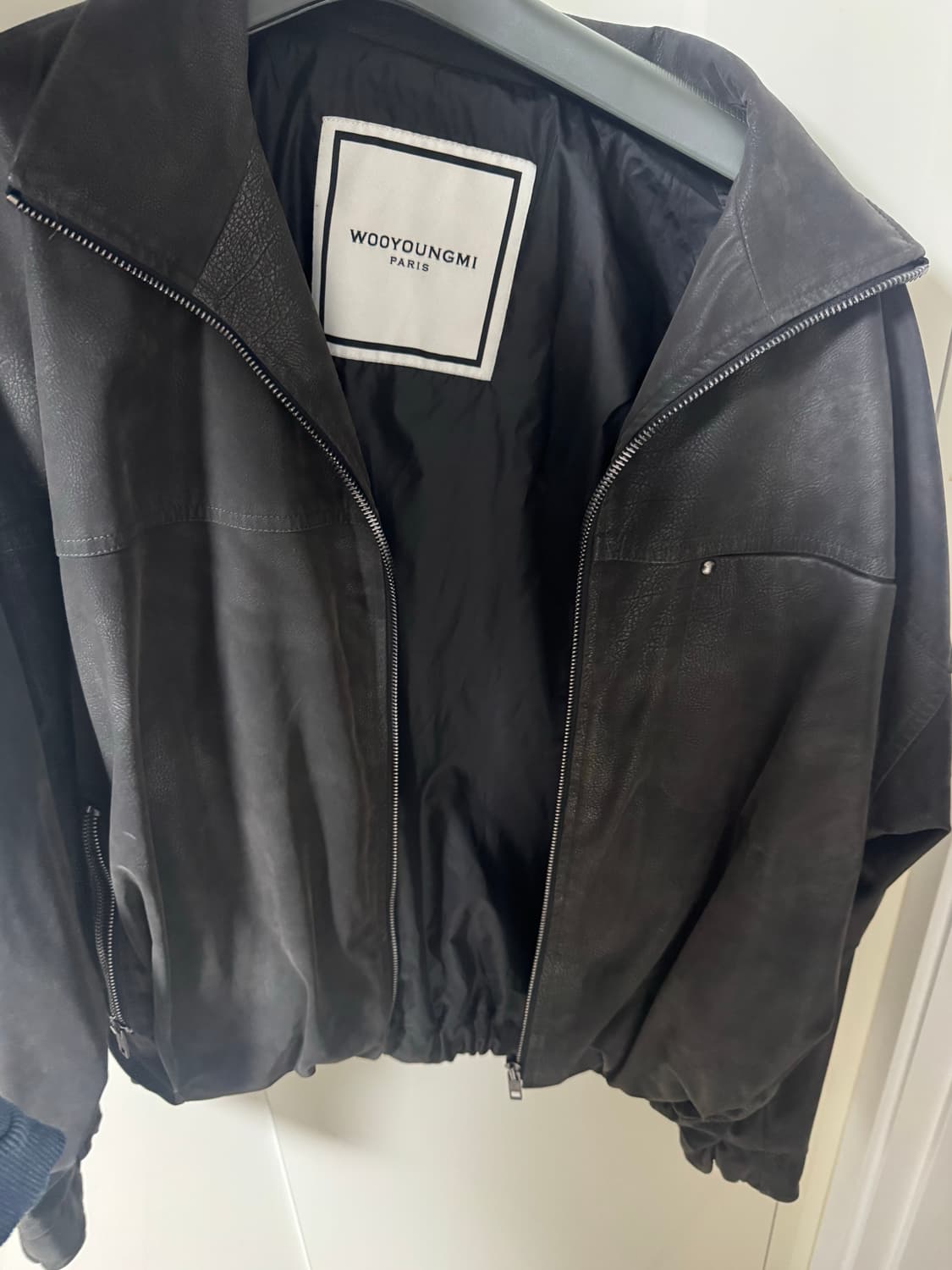 [46] 우영미 소프트 터치 하이넥 자켓 그레이 상품이미지1