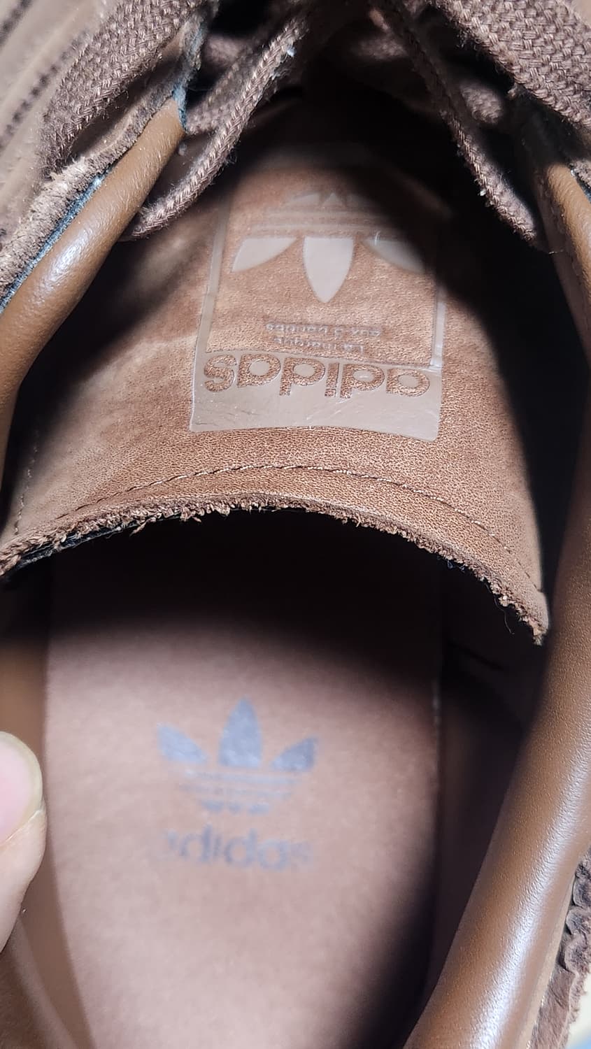 아디다스 슈퍼스타 82 프리러브 브라운 (ID2148) 스니커즈 상품이미지4