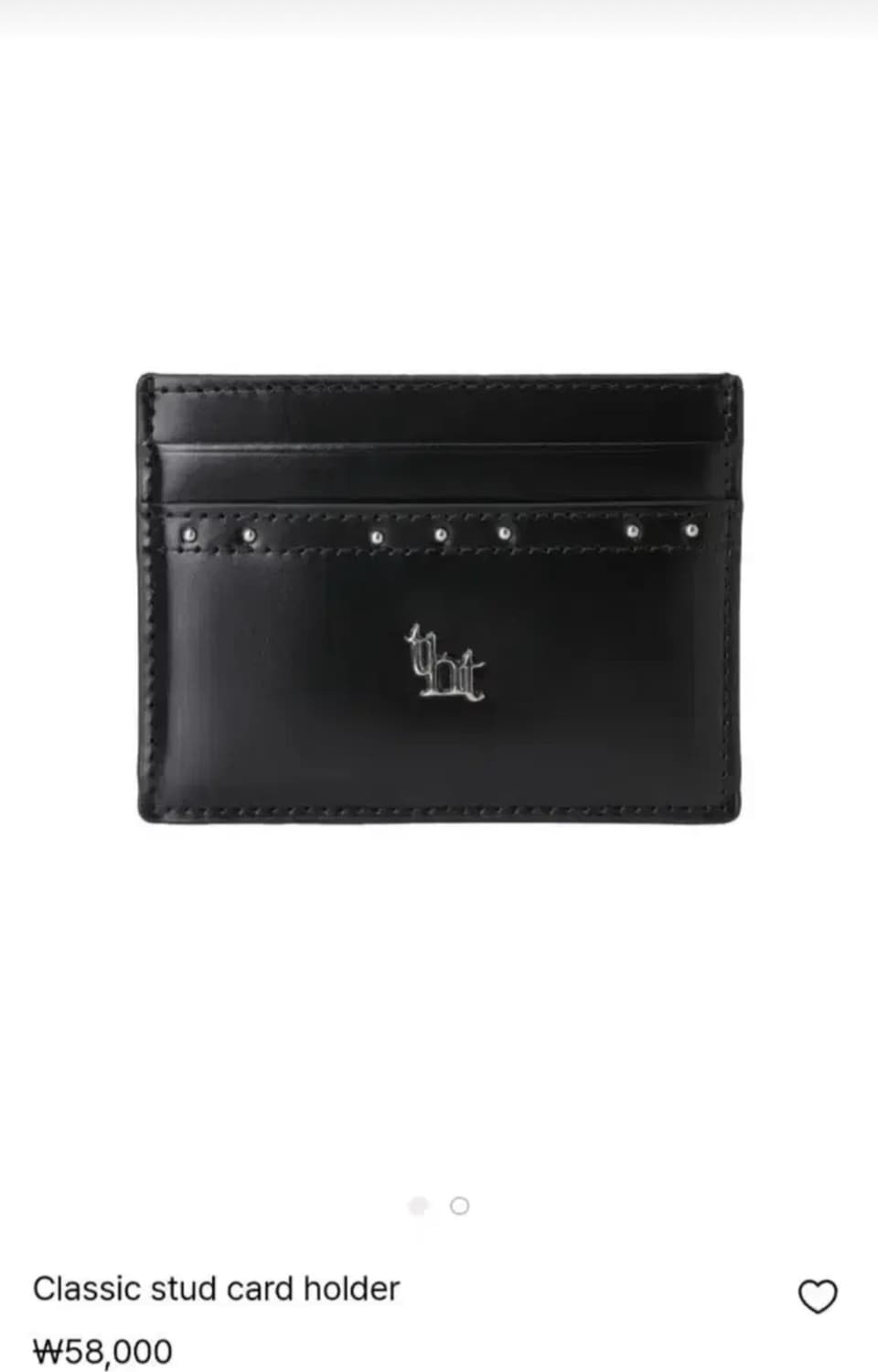 쓰리타임즈 카드지갑 카드 홀더 classic studcard holder 상품이미지1