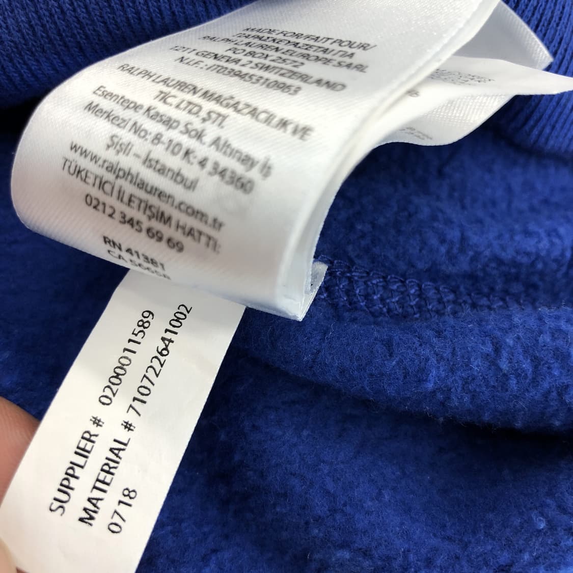 폴로 랄프로렌 스펠아웃 스웻셔츠 S 90-95 상품이미지7