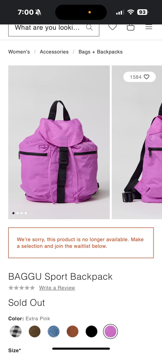 baggu sports backpack dove 상품이미지2