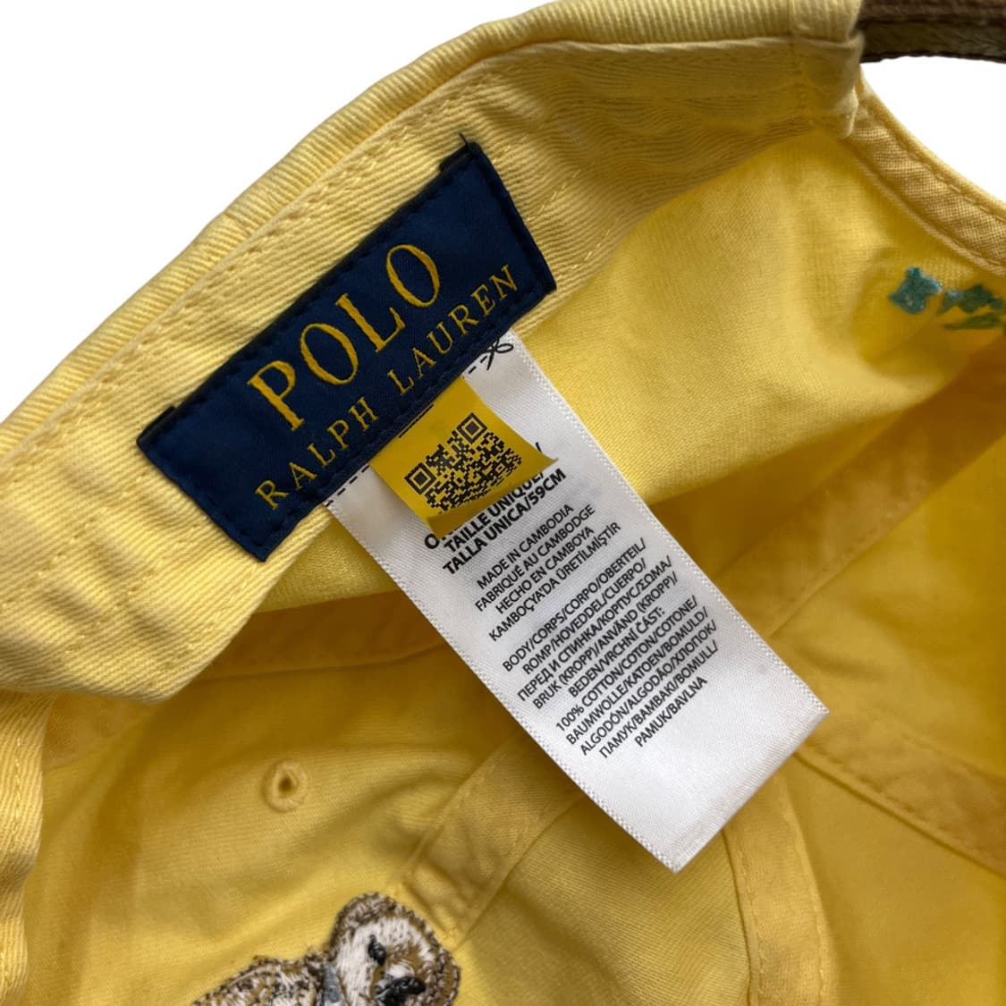 폴로 랄프로렌 곰돌이 로고 옐로우 볼캡 상품이미지9