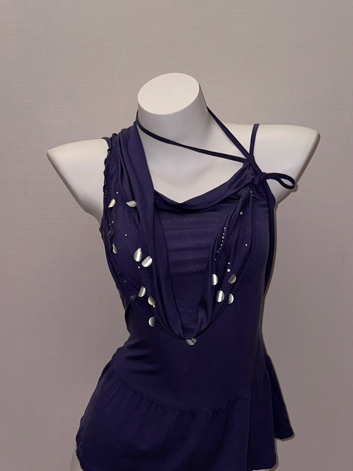 그런지페어리 퍼플 스팽글 슬리브리스 상품이미지4