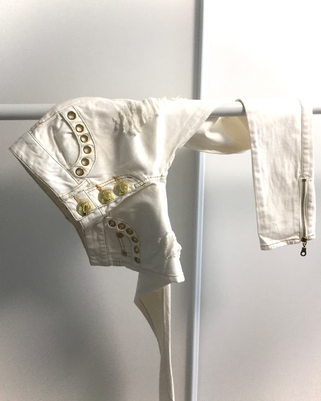 GARULA gold buttons pants 오네갸루 갸루 d.i.a  상품이미지1