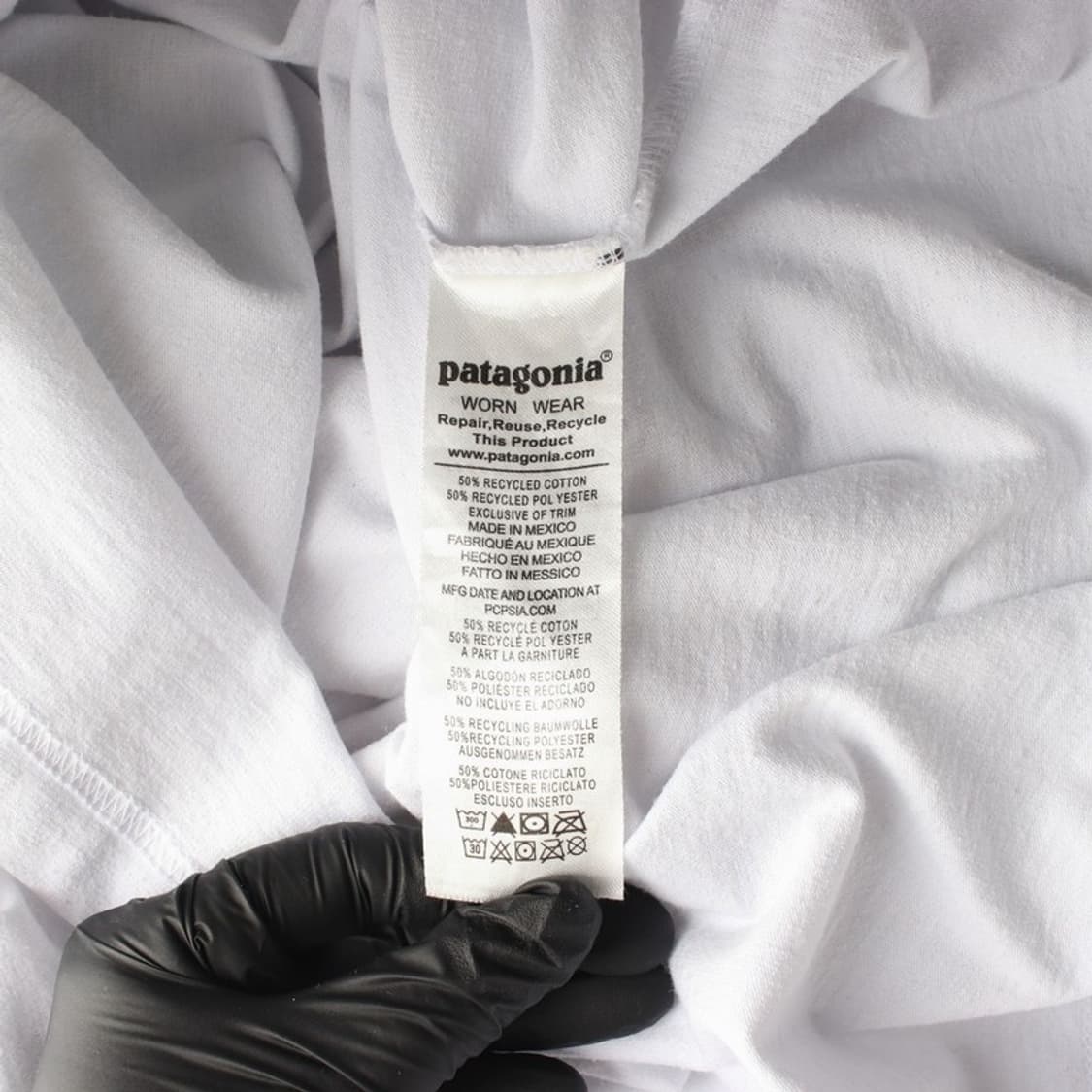 파타고니아 P-6 로고 리스폰서빌리티 반팔 티셔츠 화이트 L 상품이미지6