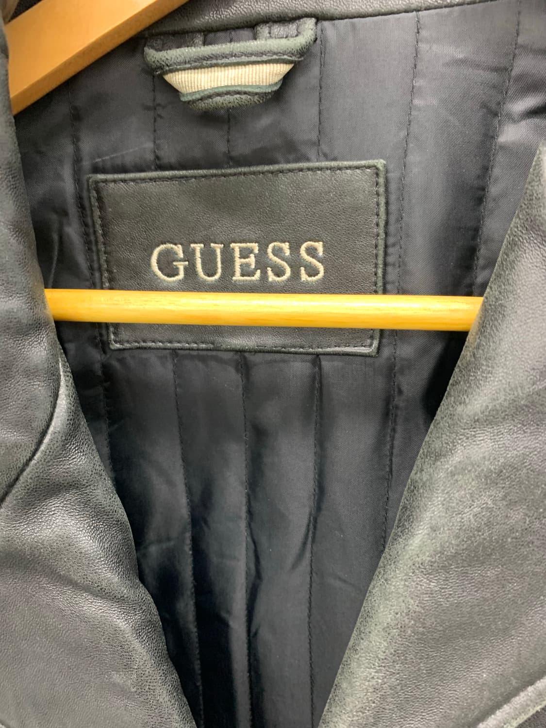 Guess 오버핏 레더 자켓 상품이미지10