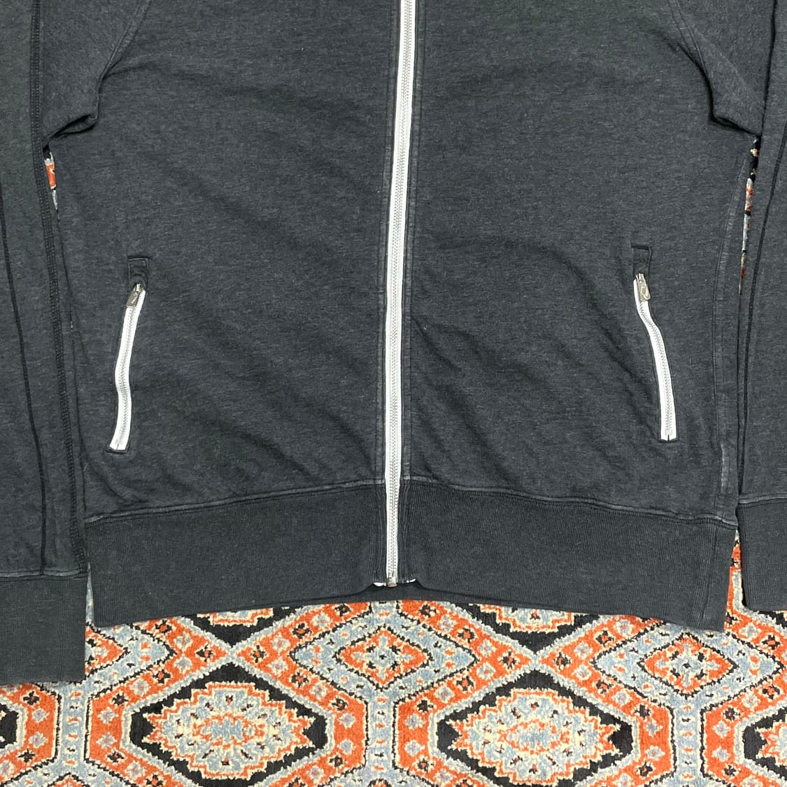 나이키 스펠로고 차콜 면 집업져지 남성XL 상품이미지3