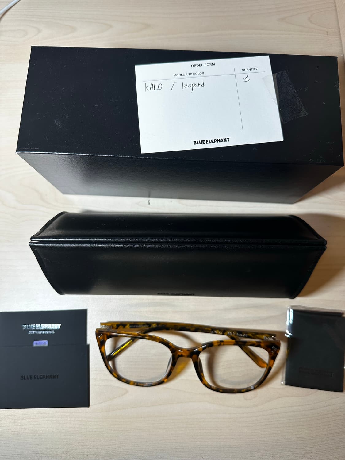 블루엘리펀트 안경 풀박 KALO / LEOPARD 상품이미지3