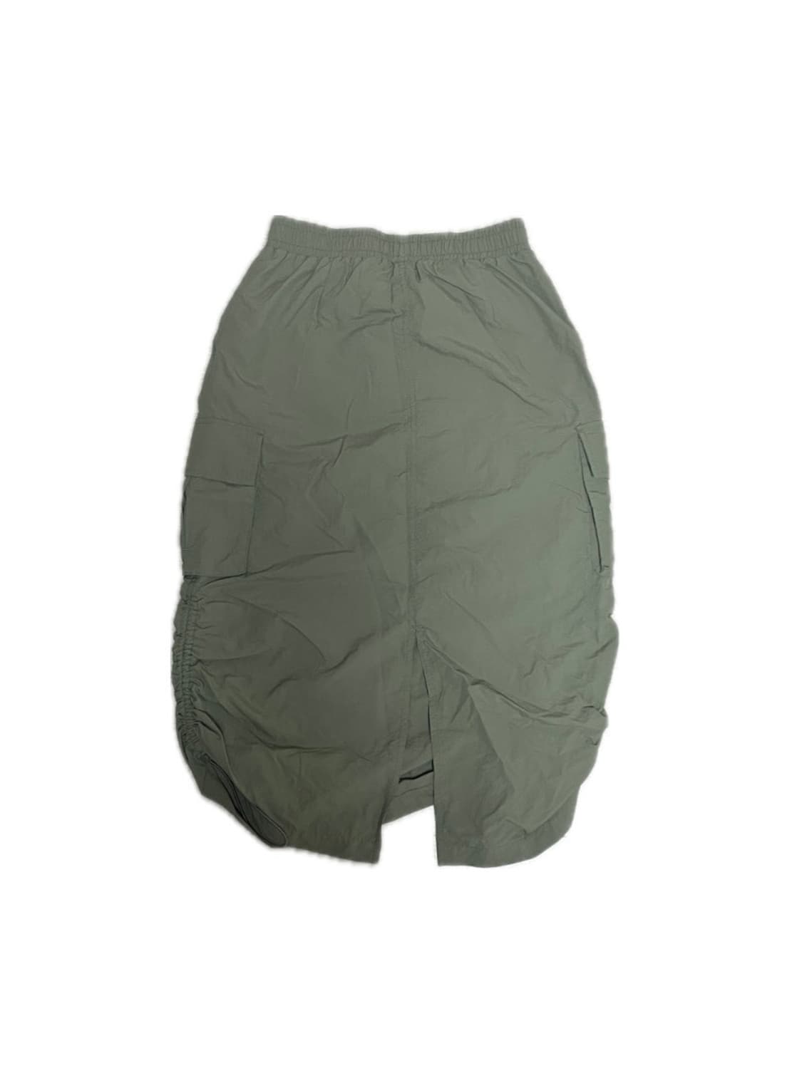 카키 스트링 카고 스커트 상품이미지2