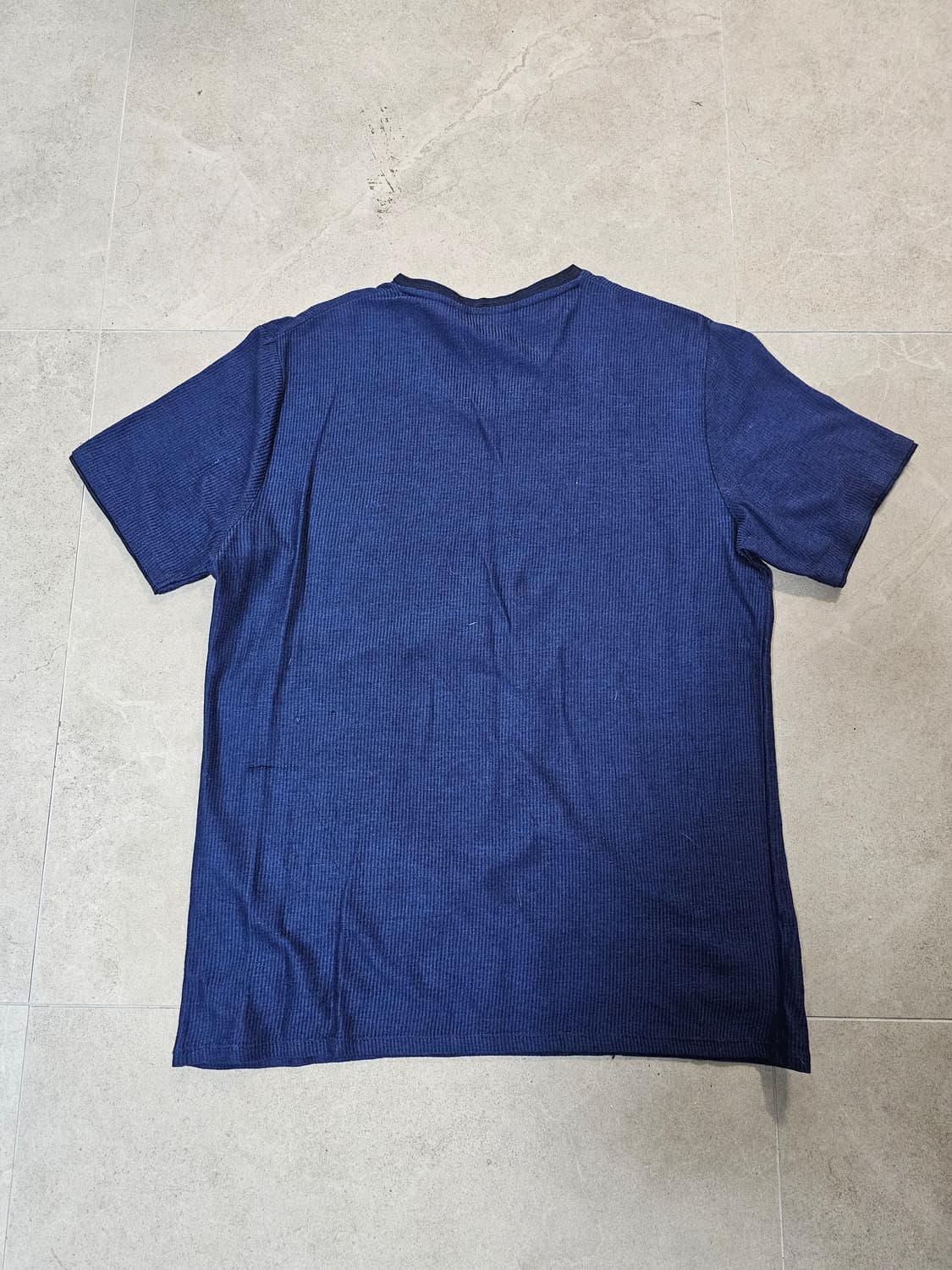 Calvin Klein V넥 블루 반팔 티셔츠 L 상품이미지4