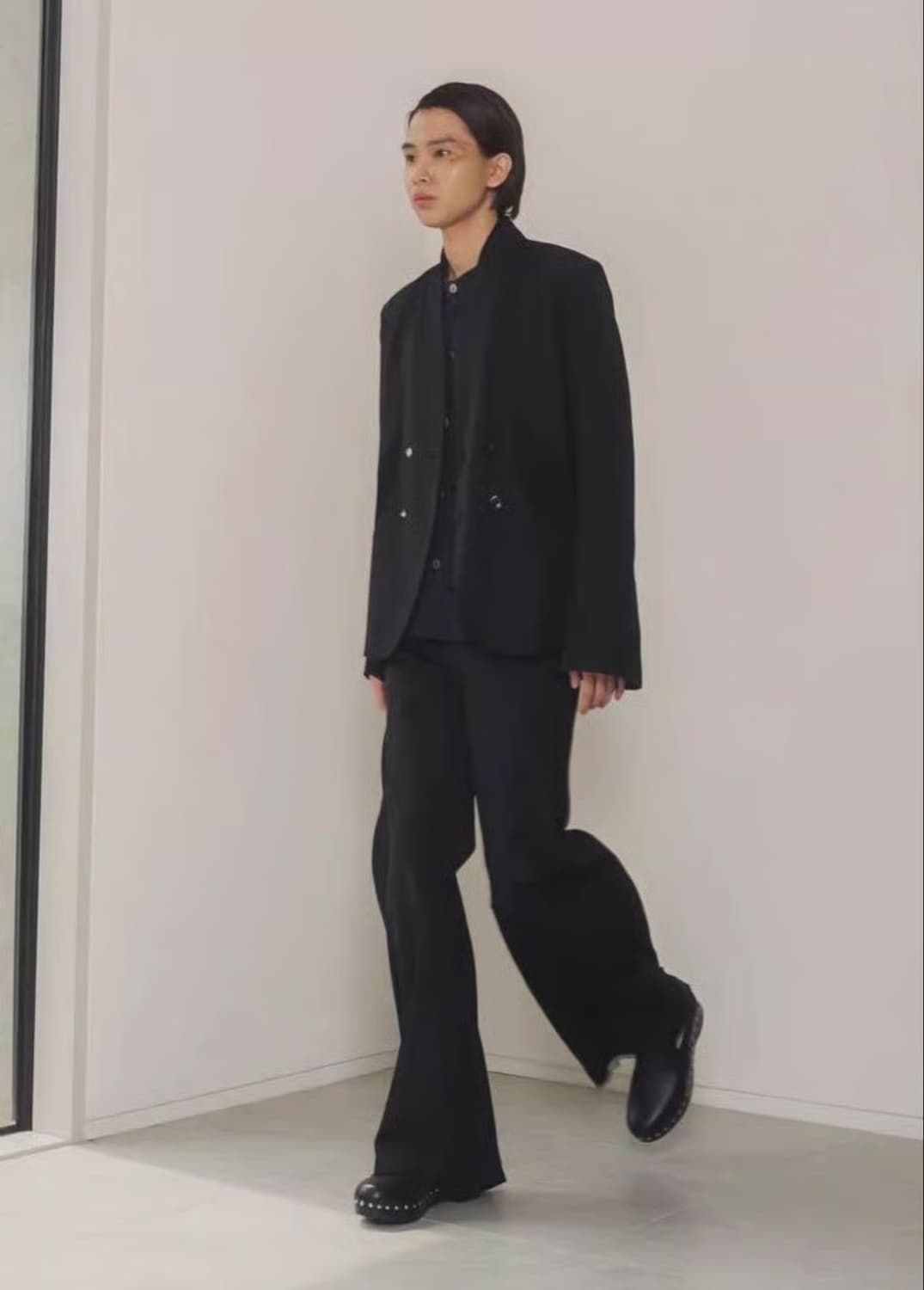 Cmmawear fishnet backzip trouser 상품이미지7