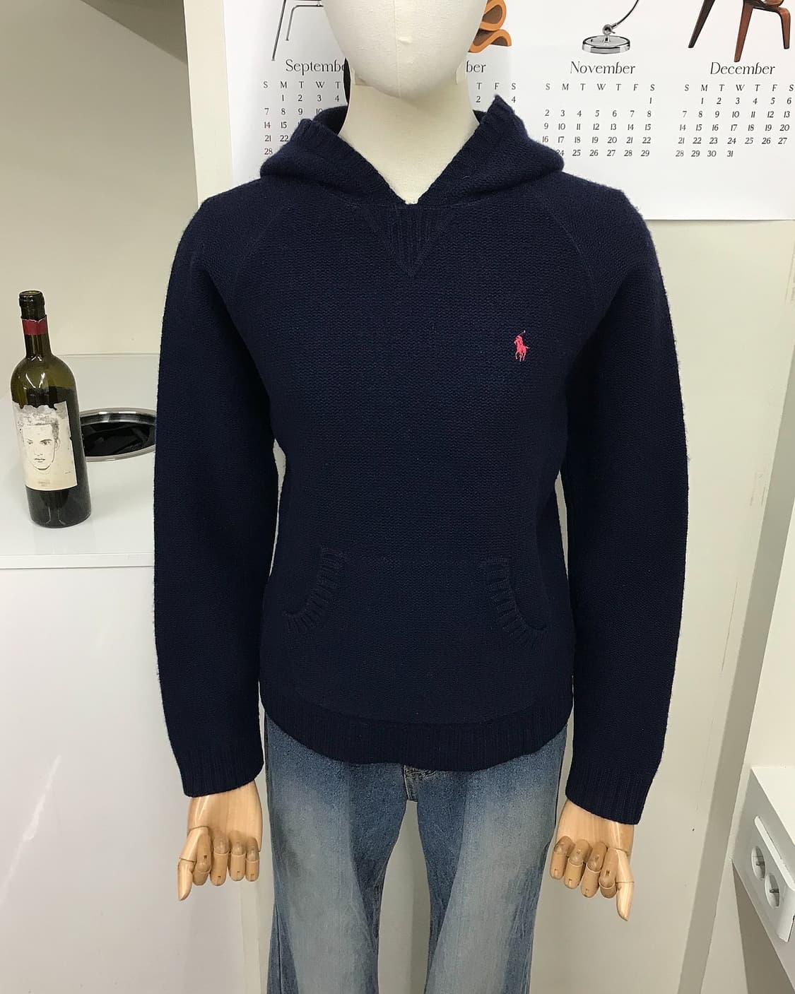 폴로 후드 니트 상품이미지5