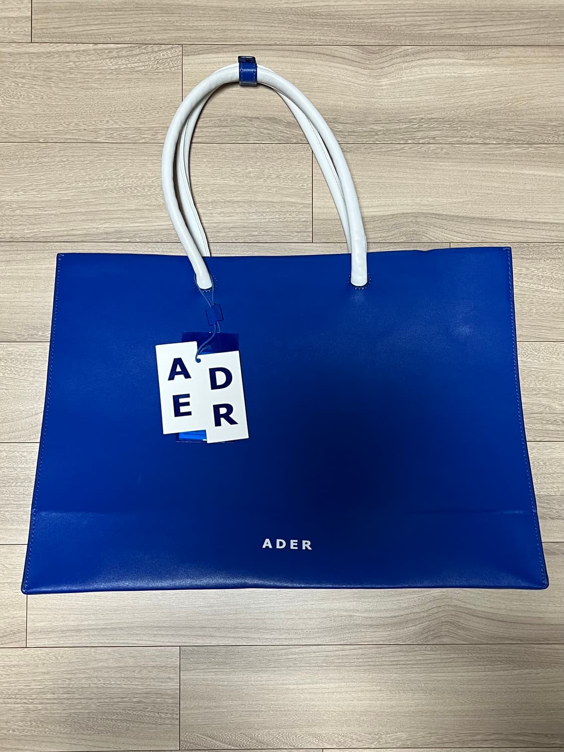 아더에러 쇼퍼백 와이드 블루 상품이미지3