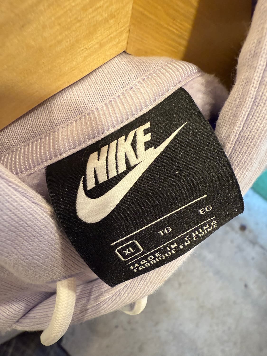 나이키 라벤더 후드티 상품이미지2