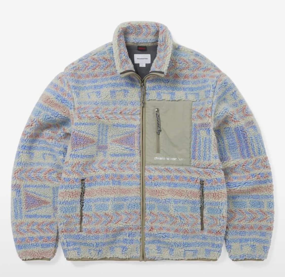 SP Sherpa Fleece Jacket Stone 상품이미지1