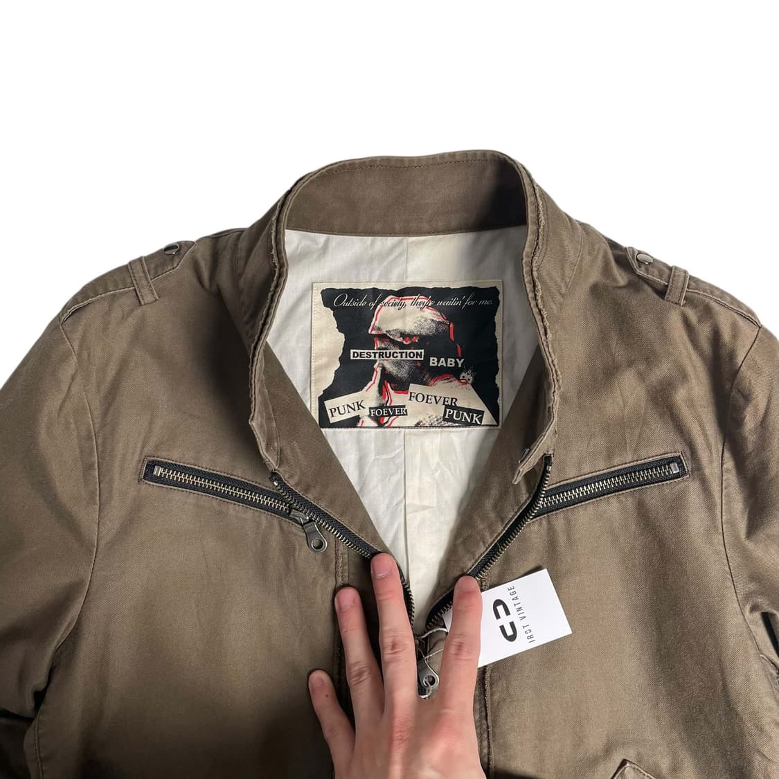 PPFM rock리벳 집업 자켓 상품이미지8