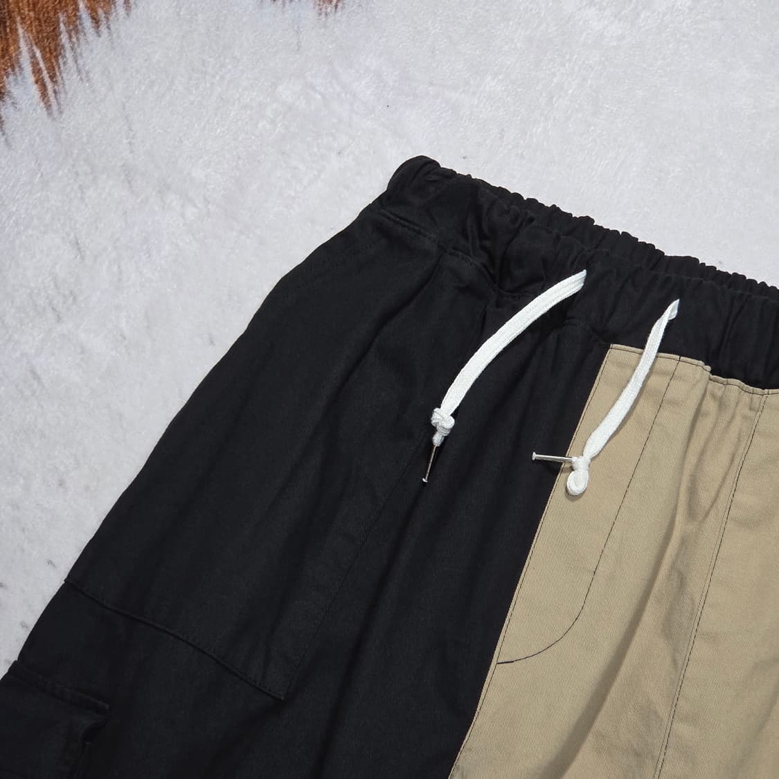 빈티지 패치워크 카고 벌룬팬츠 상품이미지2