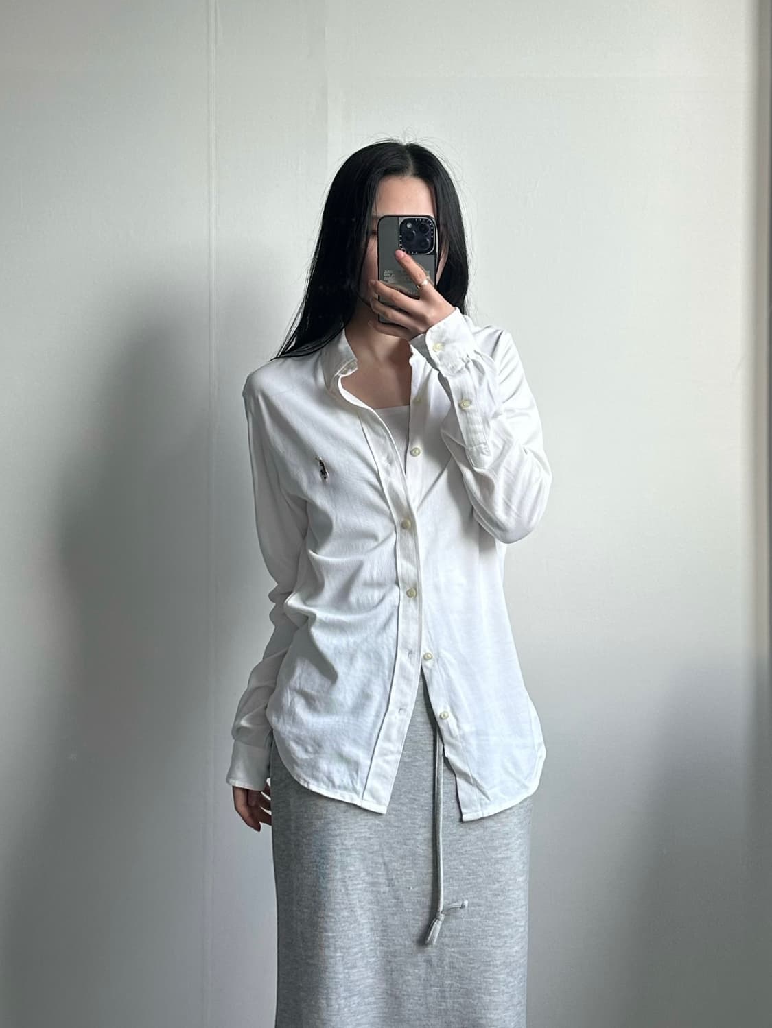 폴로 랄프로렌 화이트 옥스포드 셔츠 상품이미지1