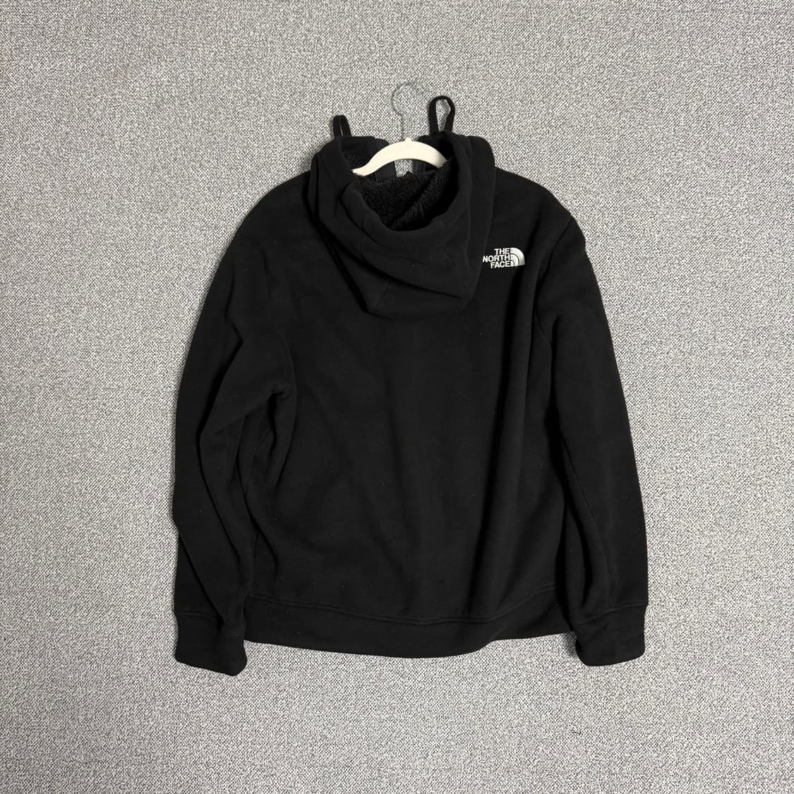 노스페이스 털 후리스 후드집업 블랙 L 상품이미지2