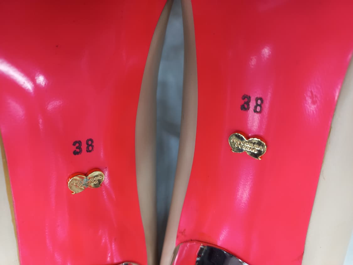 슈콤마보니 스틸레토 펌프스 245~ 250mm 베이지 상품이미지3