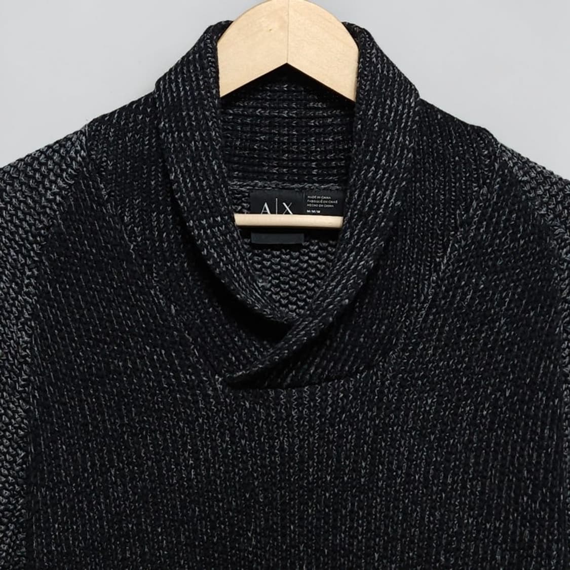 95 ARMANI 아르마니익스체인지 숄카라 니트 상품이미지2