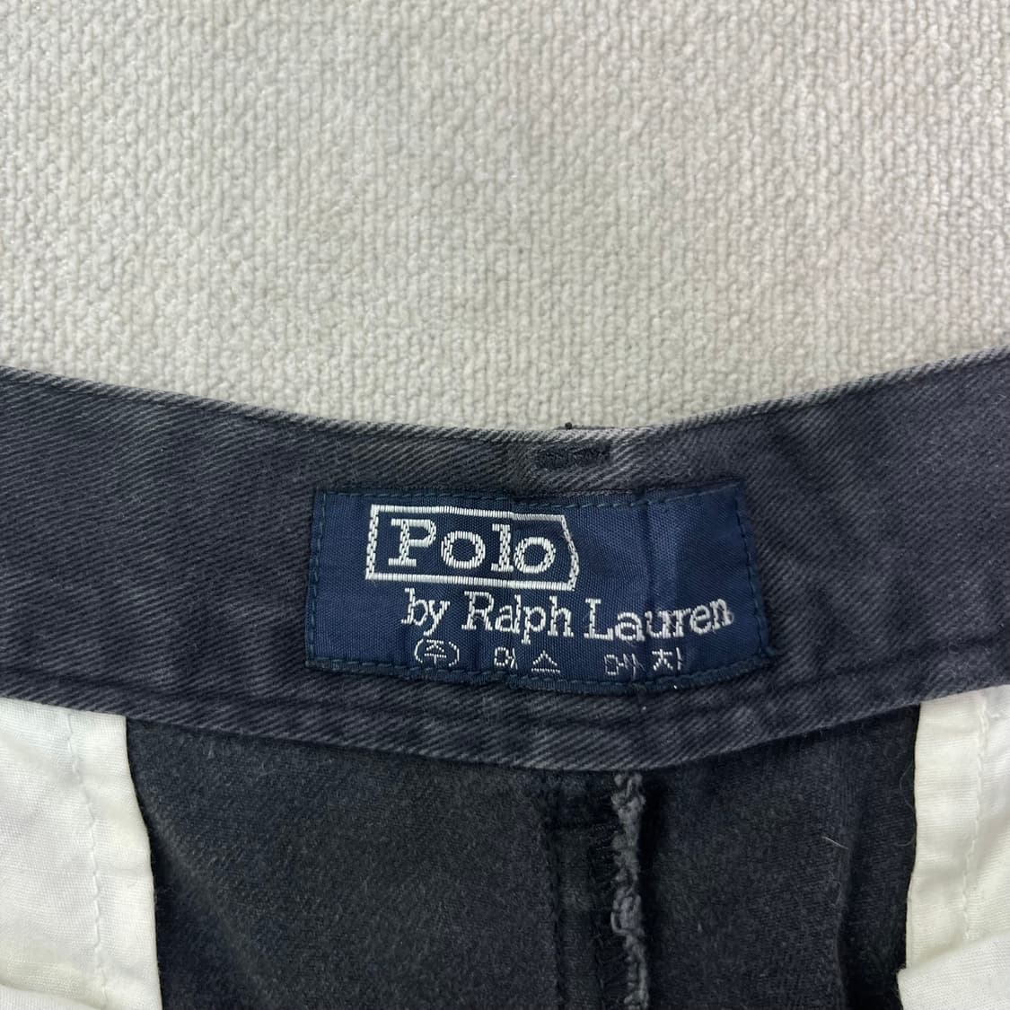 38 폴로랄프로렌 80s 에스에치 챠콜 코튼 치노팬츠 상품이미지3
